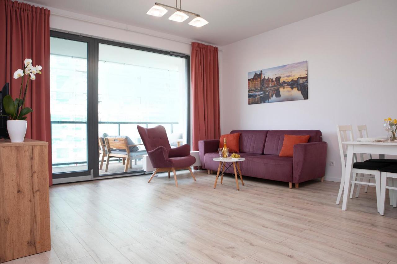 Luxus Apartament Fitness&Spa Z Sauna I Silownia กดัญสก์ ภายนอก รูปภาพ